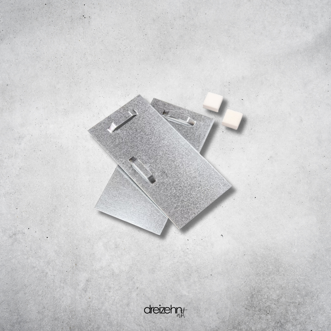 Metall-Aufhänger-Set für Forexbilder oder Acrylbilder